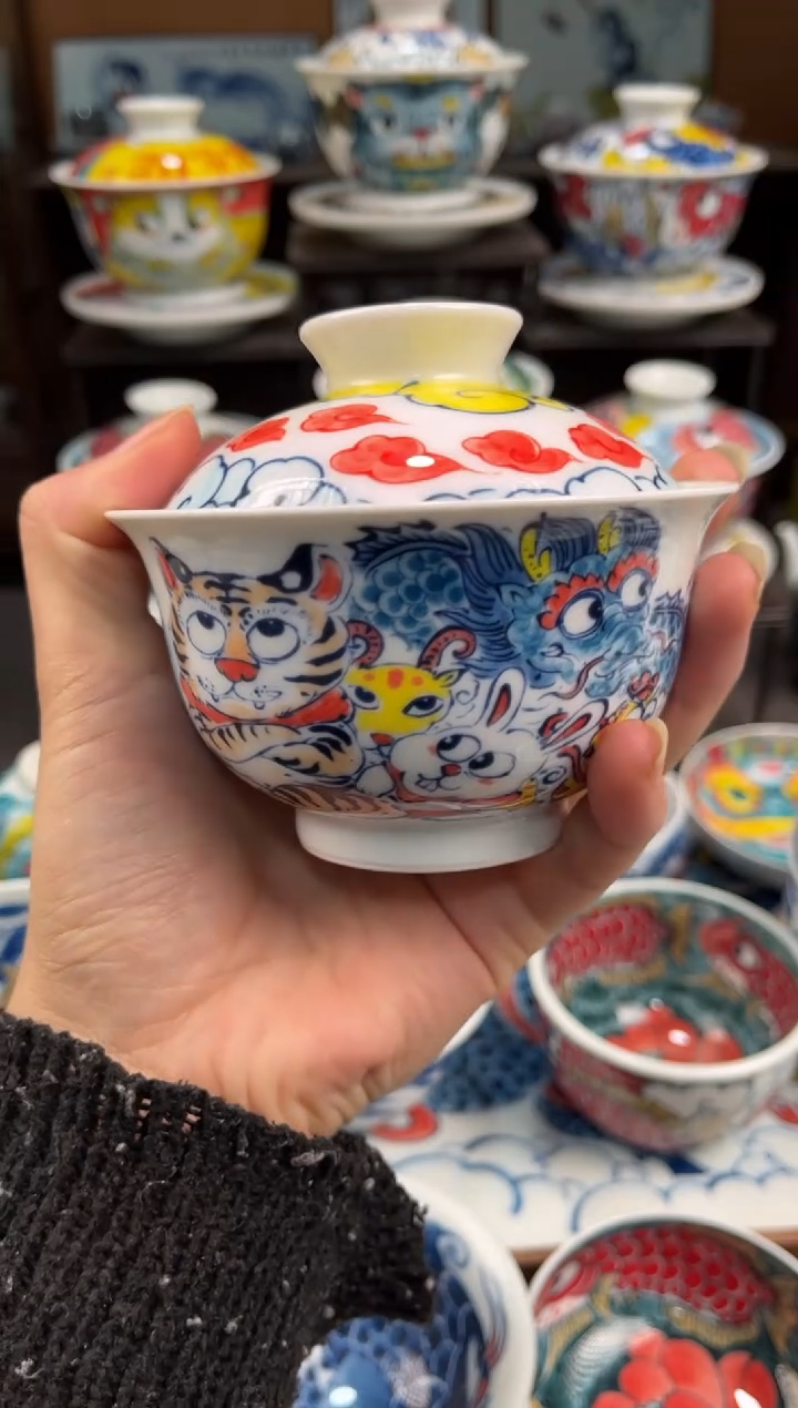 拙明院（微瑕价格） 两才盖碗