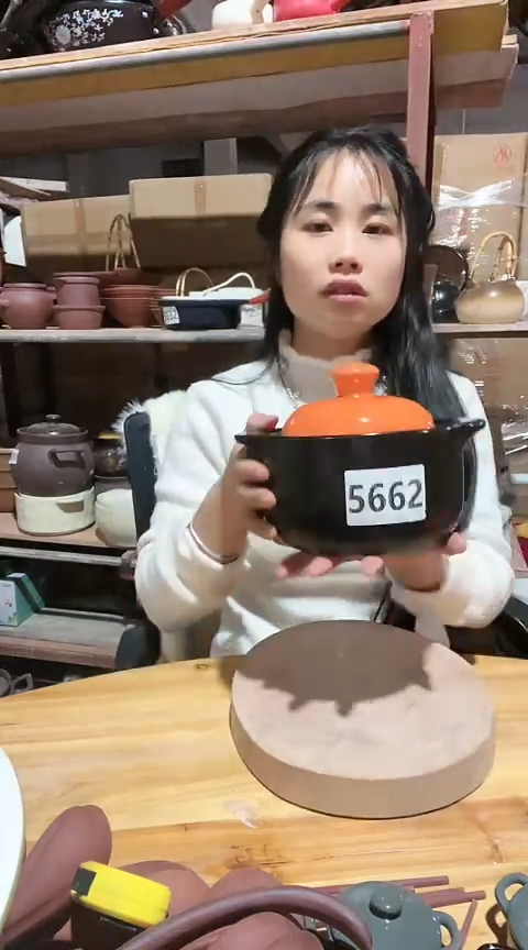 陶5662瑕疵1.0黑锅带盖
