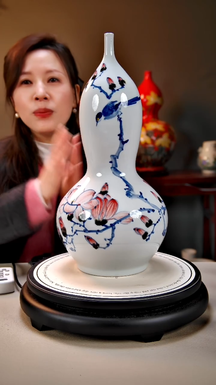 摆件陶景德镇手绘陶瓷31