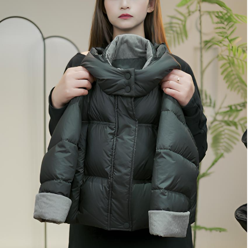 【小板栗】【现货】韩版极寒系列双倍充绒白鸭绒