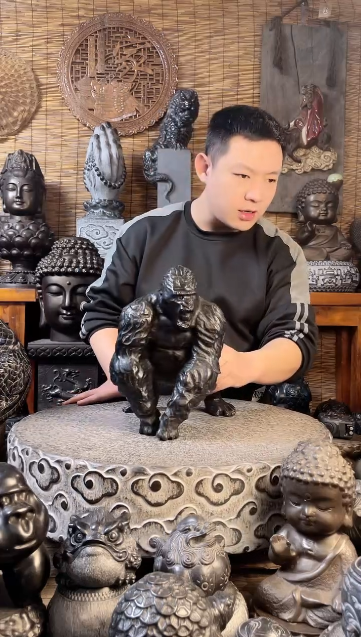 【闪购商品】30经典金刚天然青石雕刻