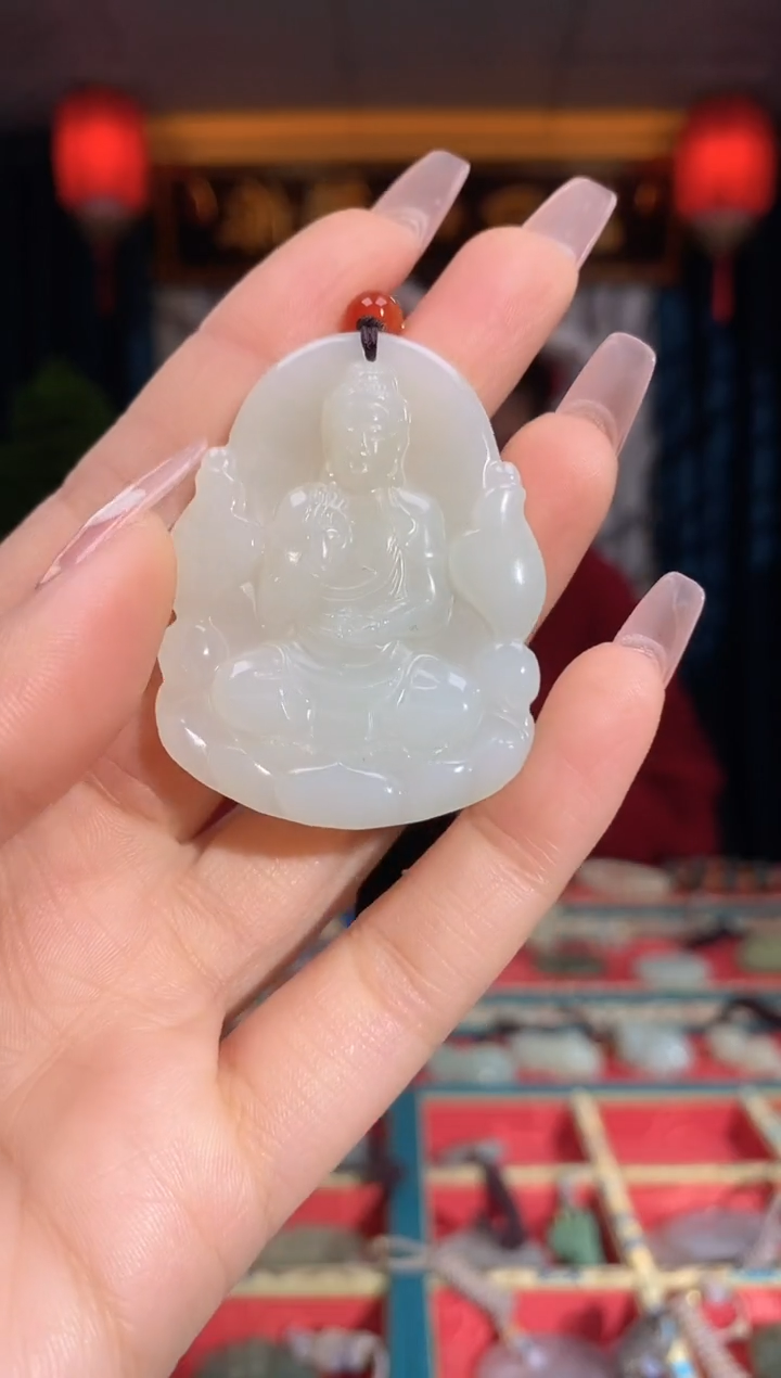 【闪购商品】和田玉颈饰未镶嵌阿弥