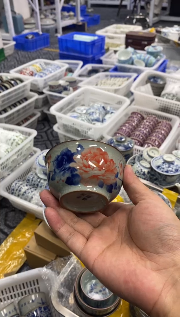 摆件陶景德陶瓷茶具容量约80