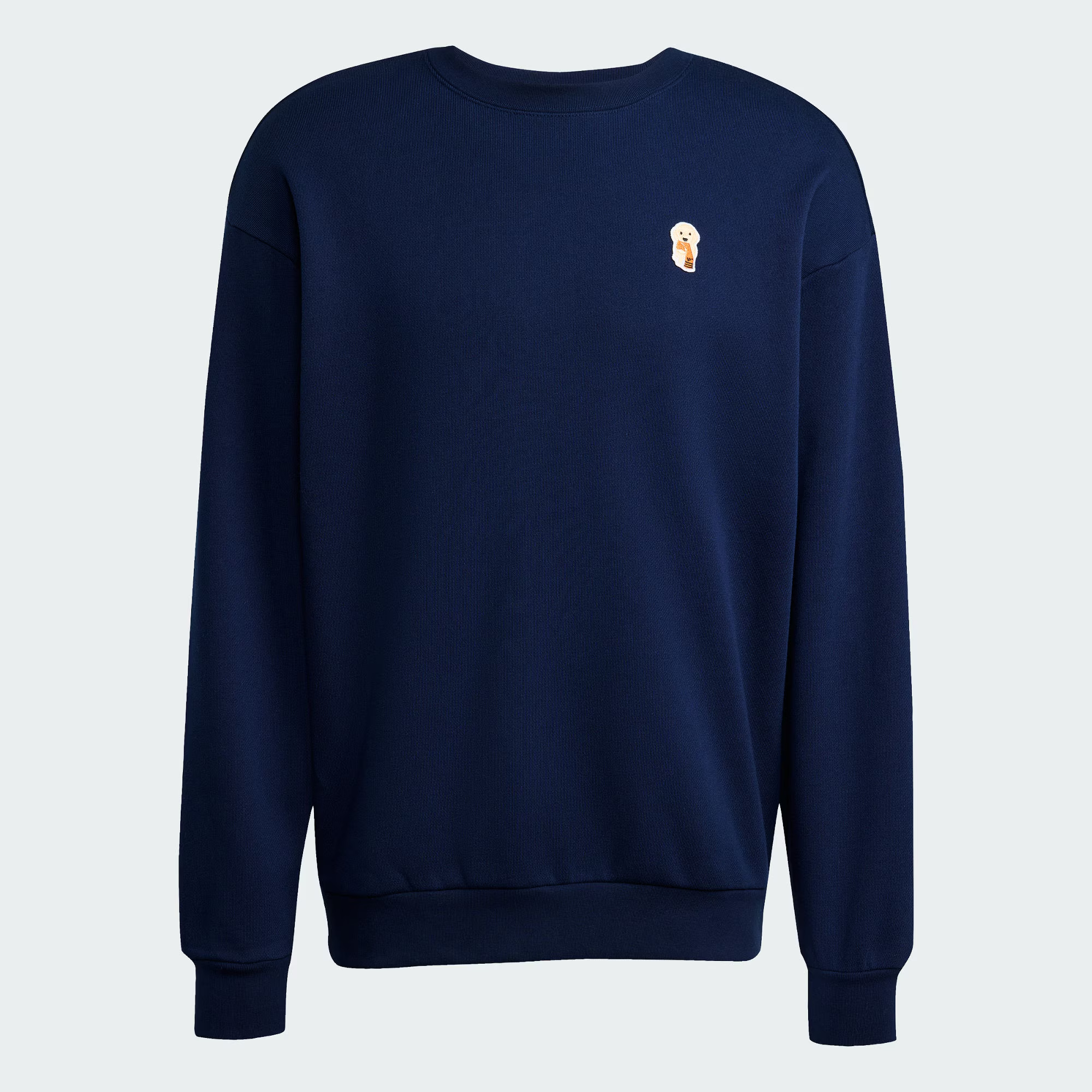 阿迪达斯/adidas毛圈布运动休闲宽松圆领卫衣套头衫 JW8520