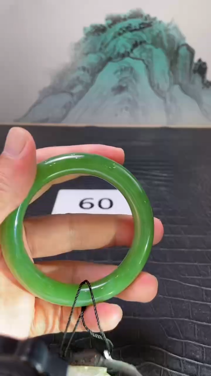 未镶嵌手镯和田玉（碧玉）l**y60