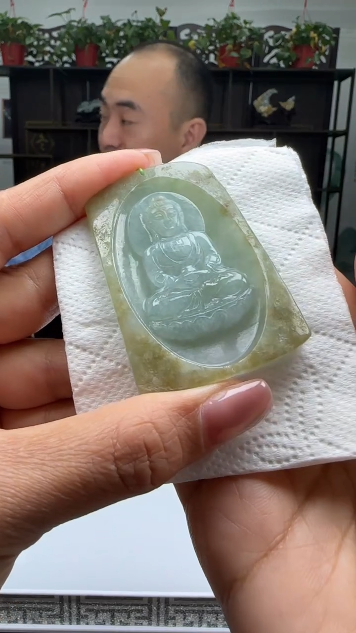 【闪购商品】翡翠颈饰未镶嵌天然翡翠A货吊坠