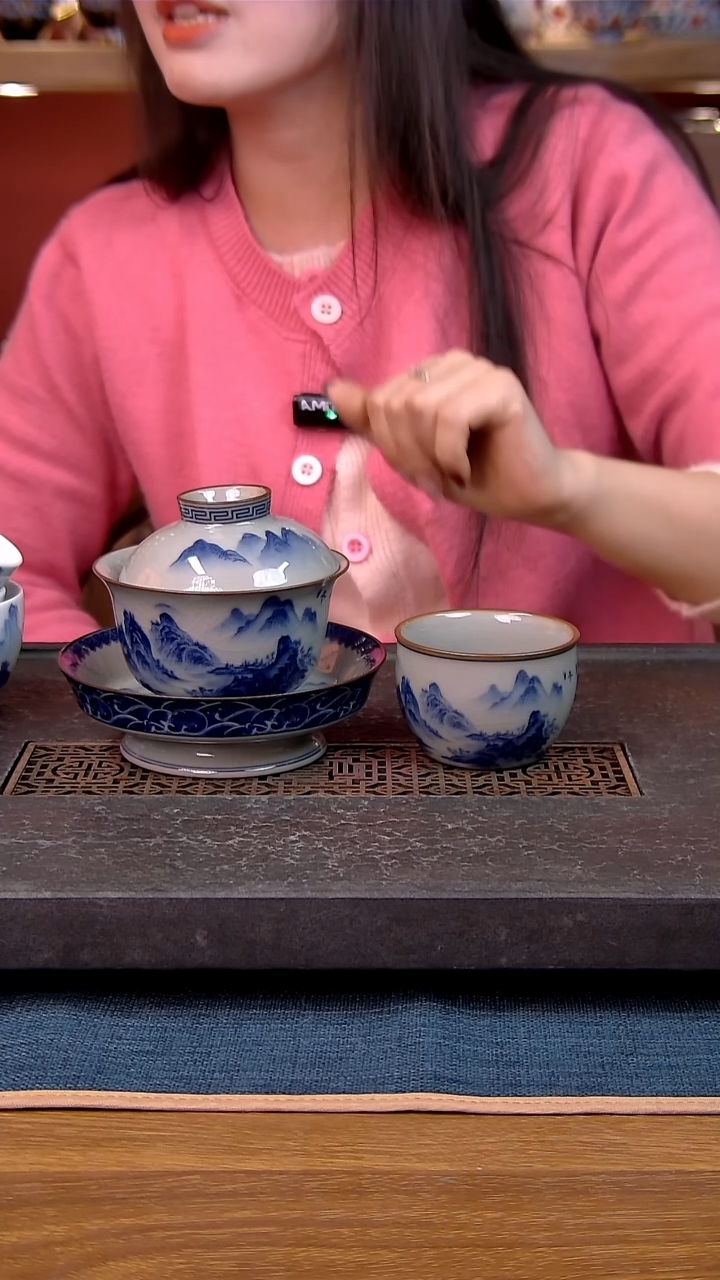 简装家用款2件套 老陶泥开片纹陶瓷茶具