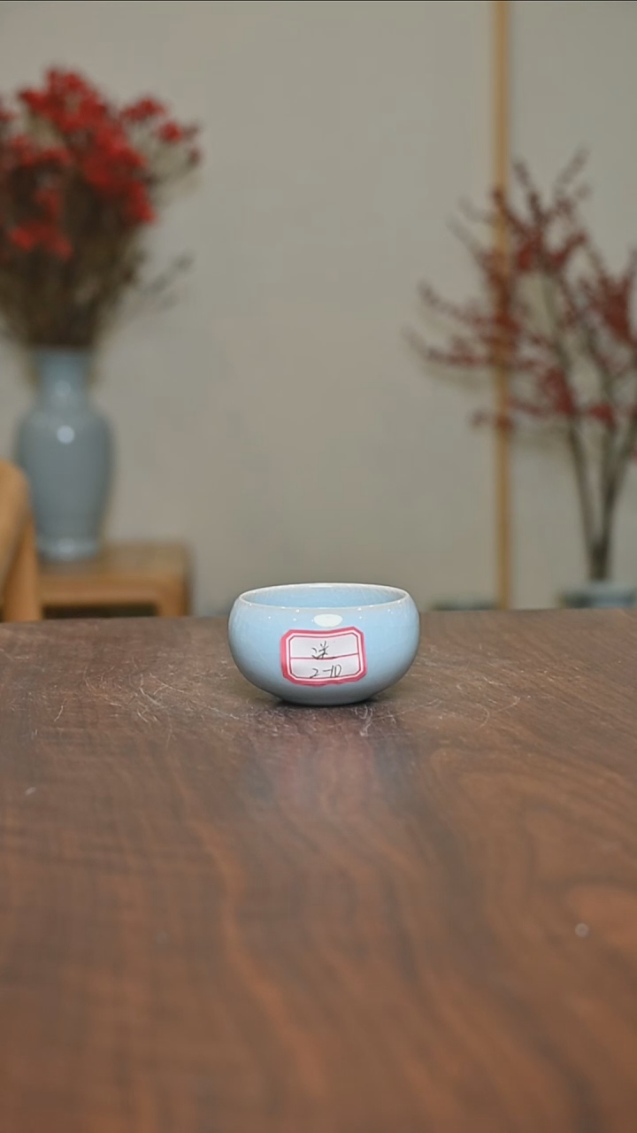 【闪购商品】其他微瑕天青釉无款截屏小禅定