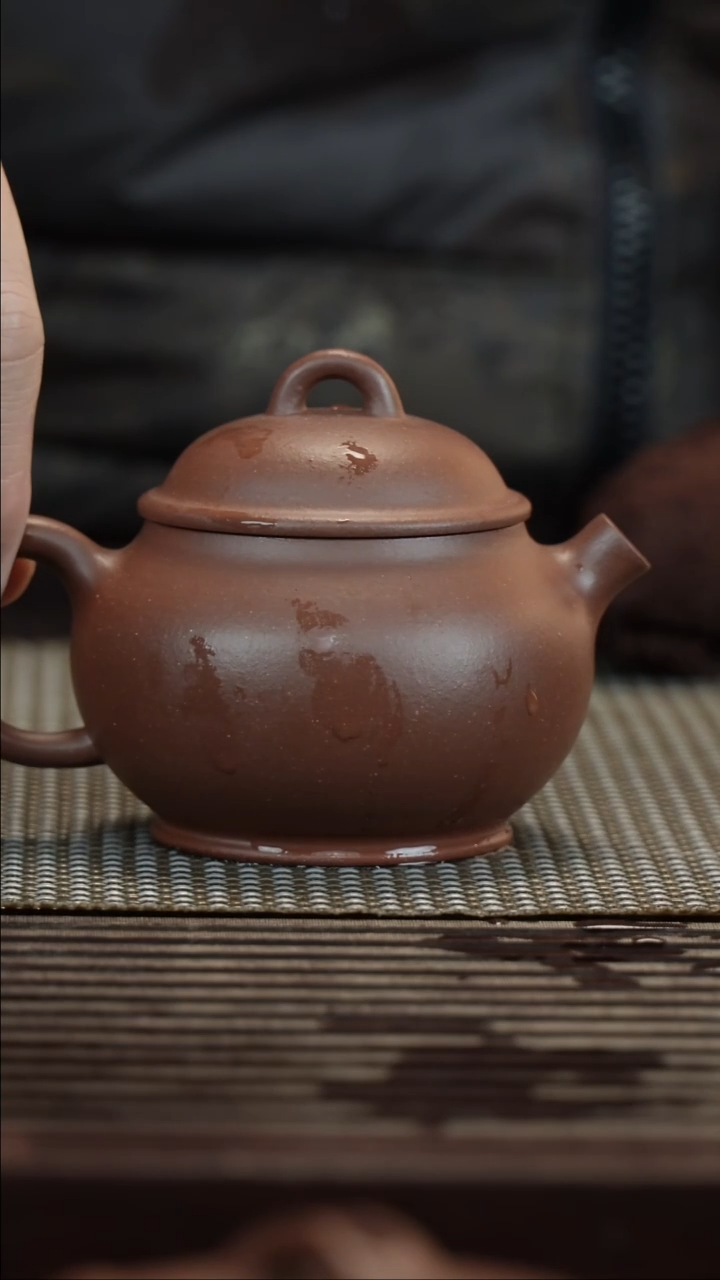 【闪购商品】紫砂茶壶底槽清井鼓150CC半手工