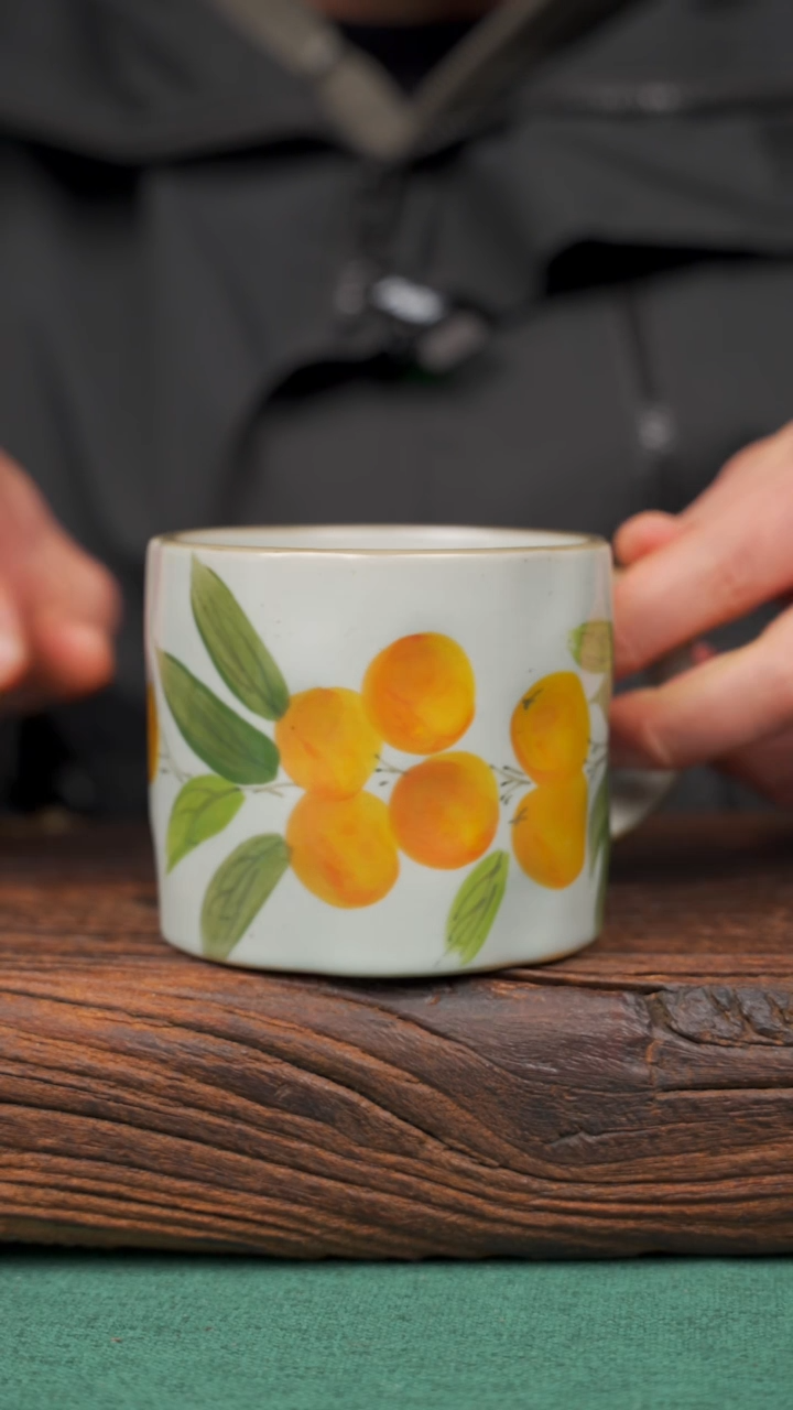 【闪购商品】瓷片65景德镇杯釉下手工手绘瓷器