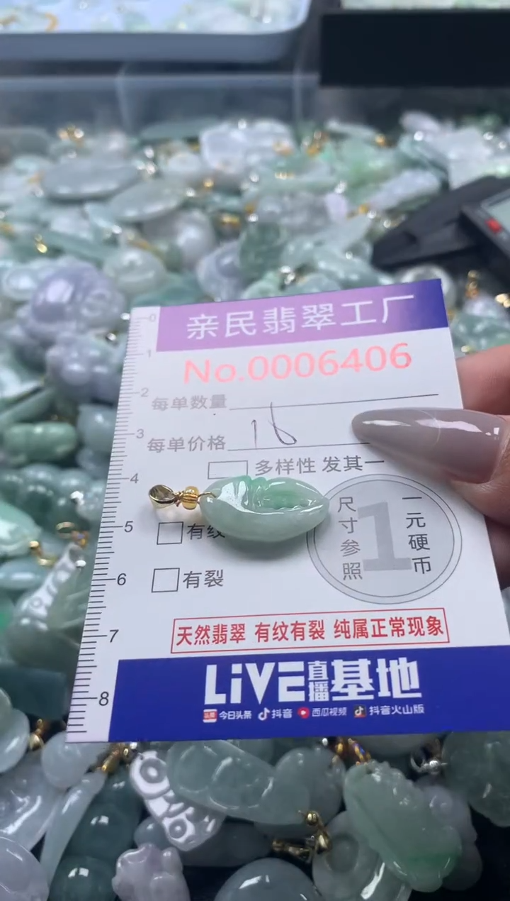 颈饰未镶嵌翡翠6406