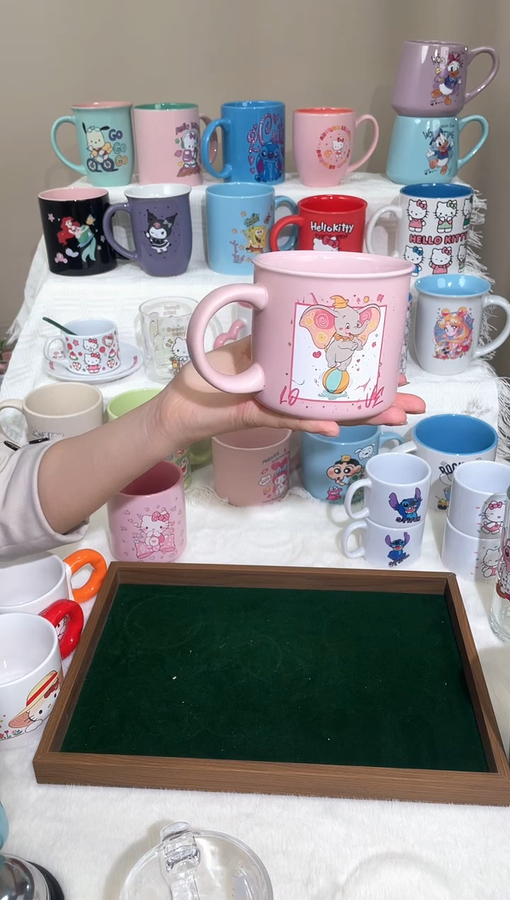 【闪购商品】陶瓷无盖款卡通陶瓷马克杯