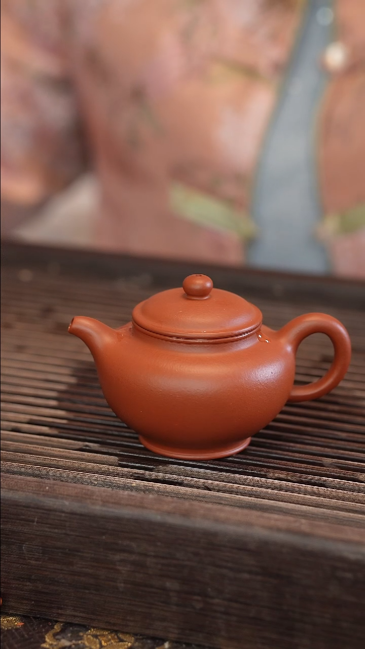 茶壶紫砂全手 掇只 130cc