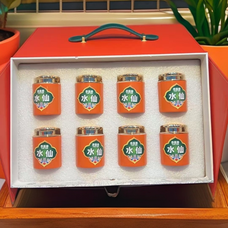 武夷山百年老枞水仙-莲花罐水仙100克-不带礼盒