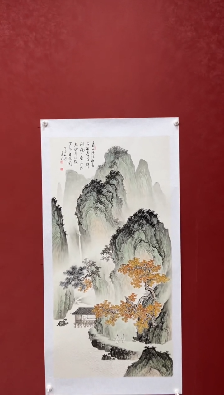 书法陈占伟老师精品国画8平尺