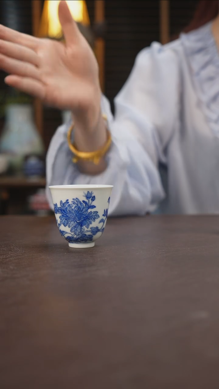 杯景德镇陶瓷杯碗柴烧多人O8