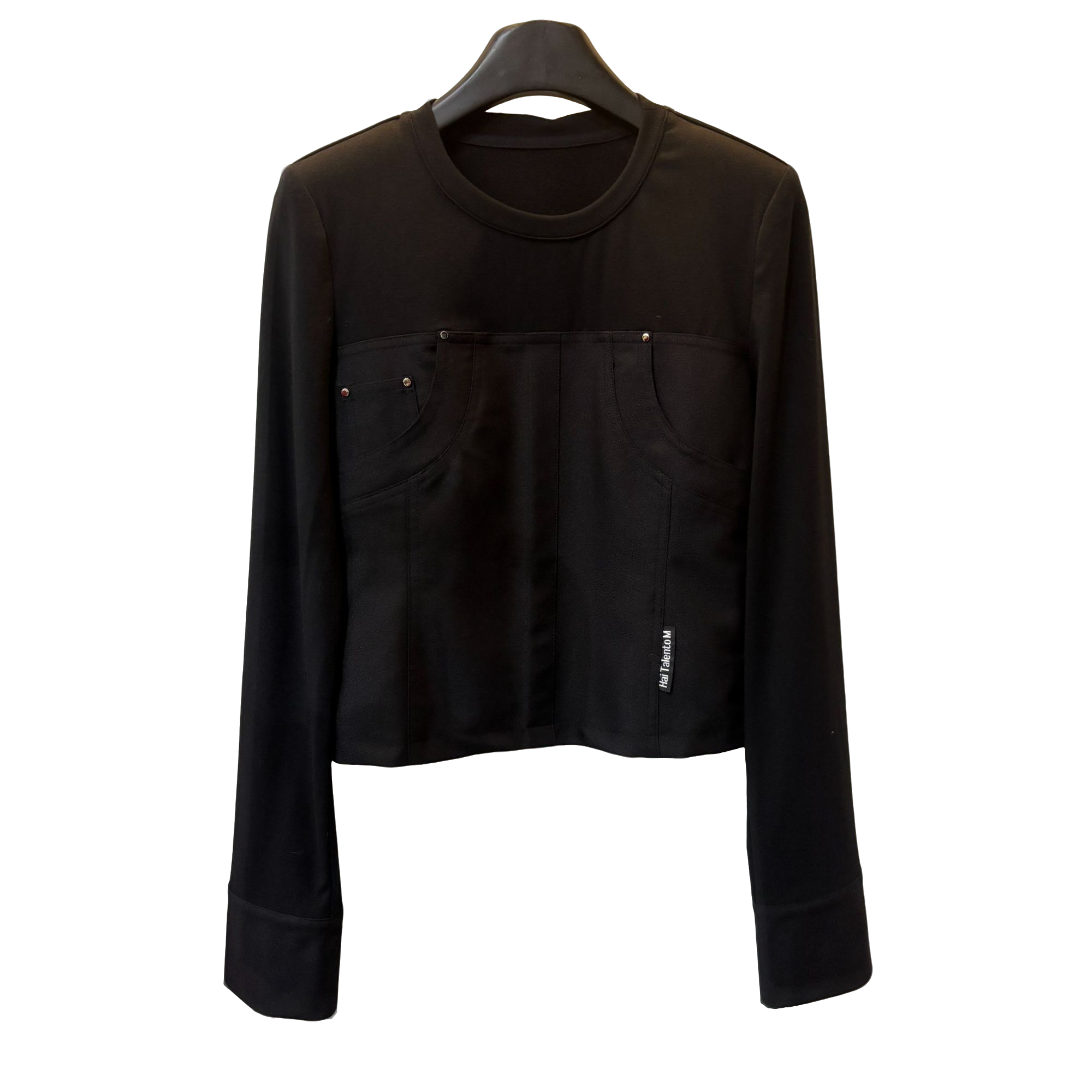 南油小众设计师新品双西长袖T恤