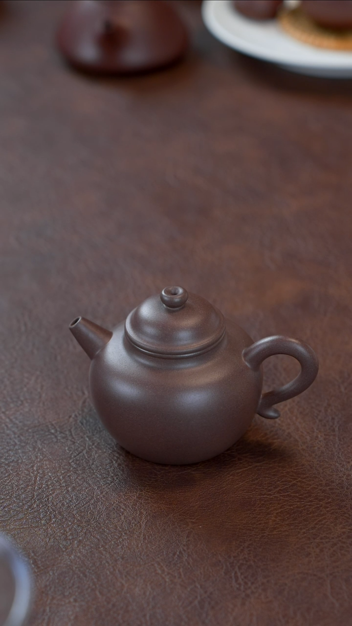 茶壶紫砂大彬圈钮 全手工 220CC