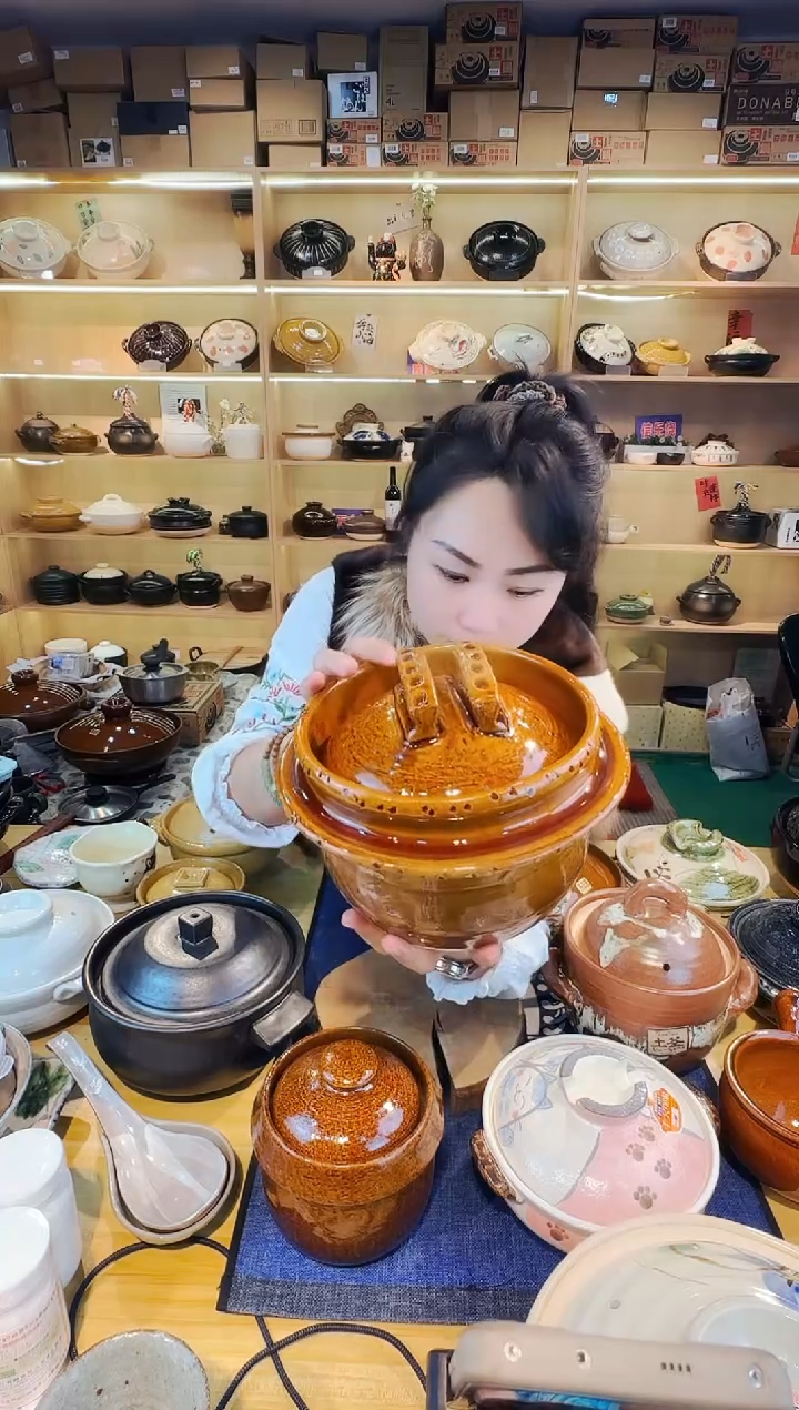 日本进口信乐烧手作3合糖釉