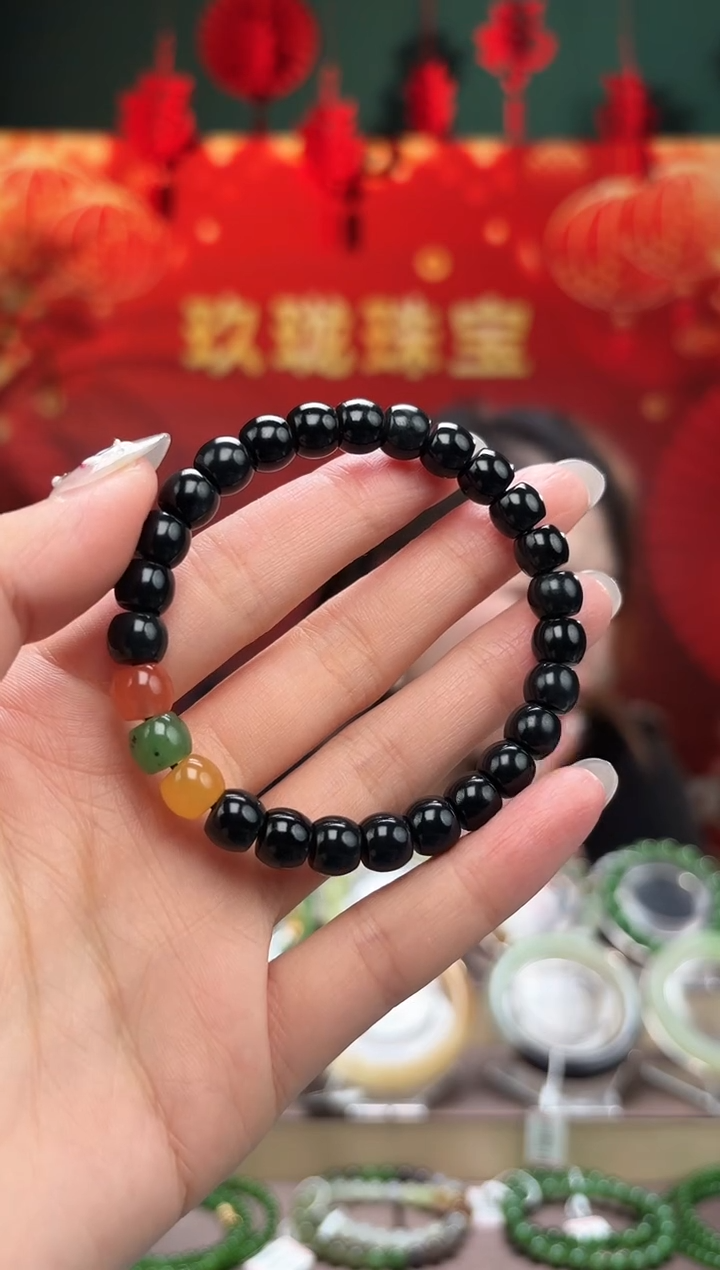 【闪购商品】和田玉手串未镶嵌卡8手串多样性