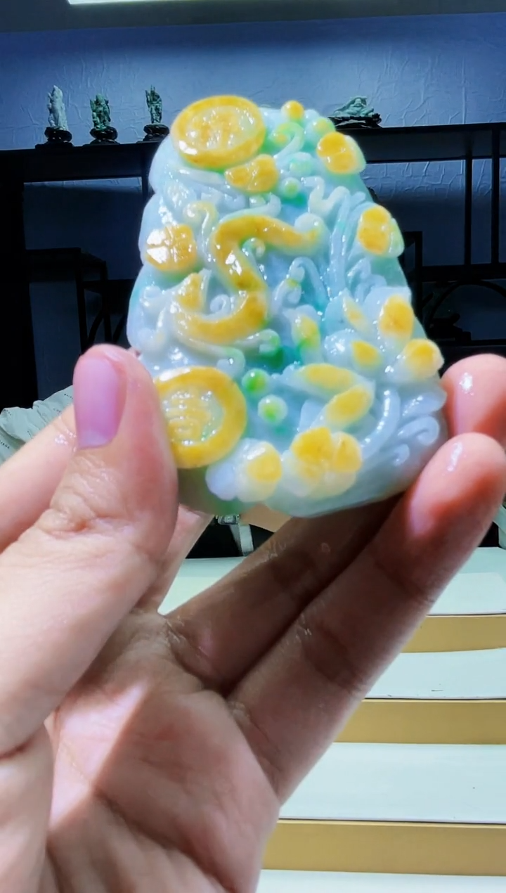 【闪购商品】定制翡翠未镶嵌毛货02220074