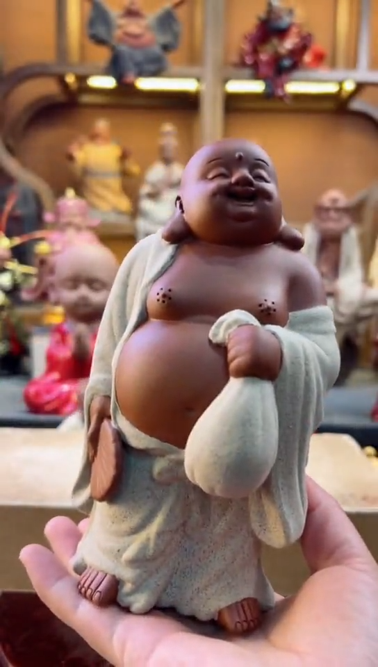 紫砂茶宠器闵茶宠摆件