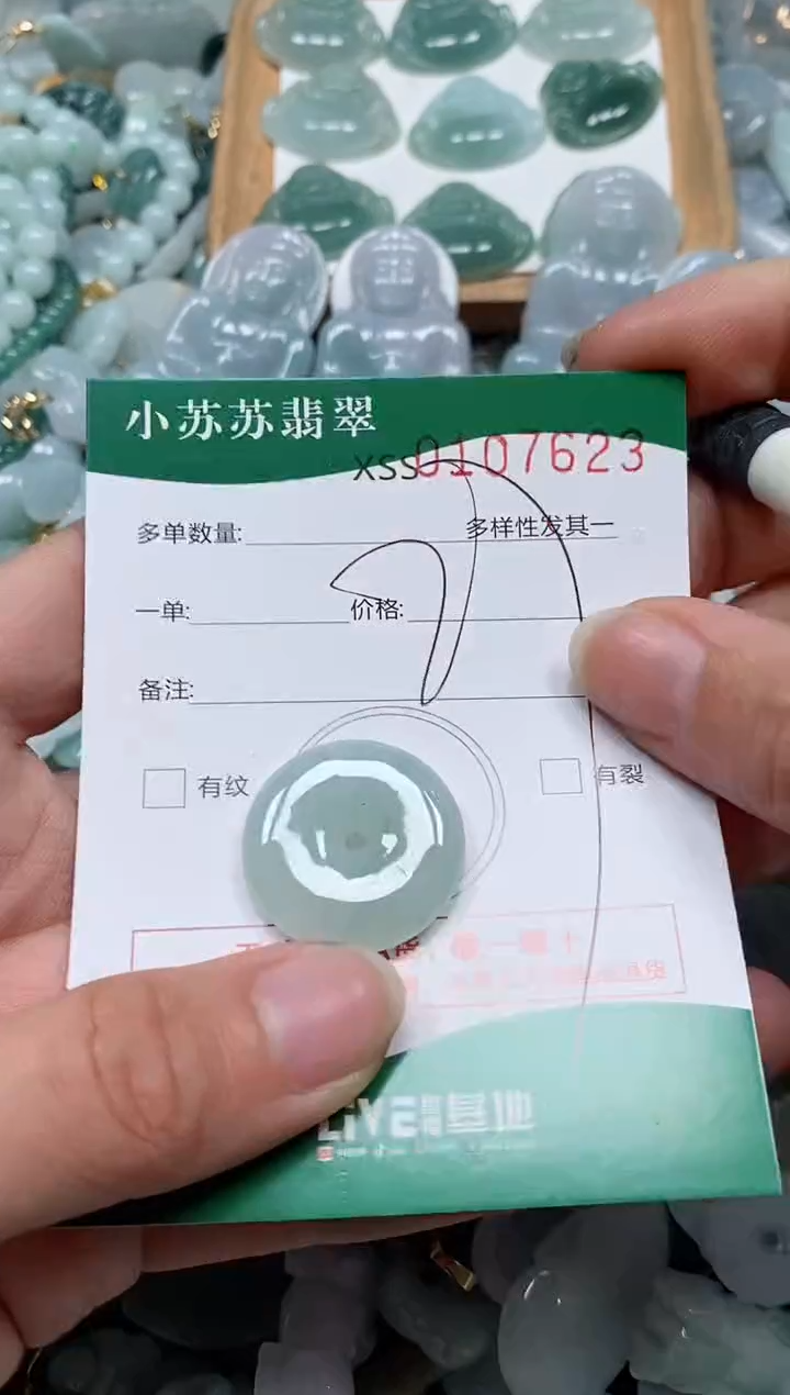【闪购商品】翡翠颈饰未镶嵌闪购商品0107623