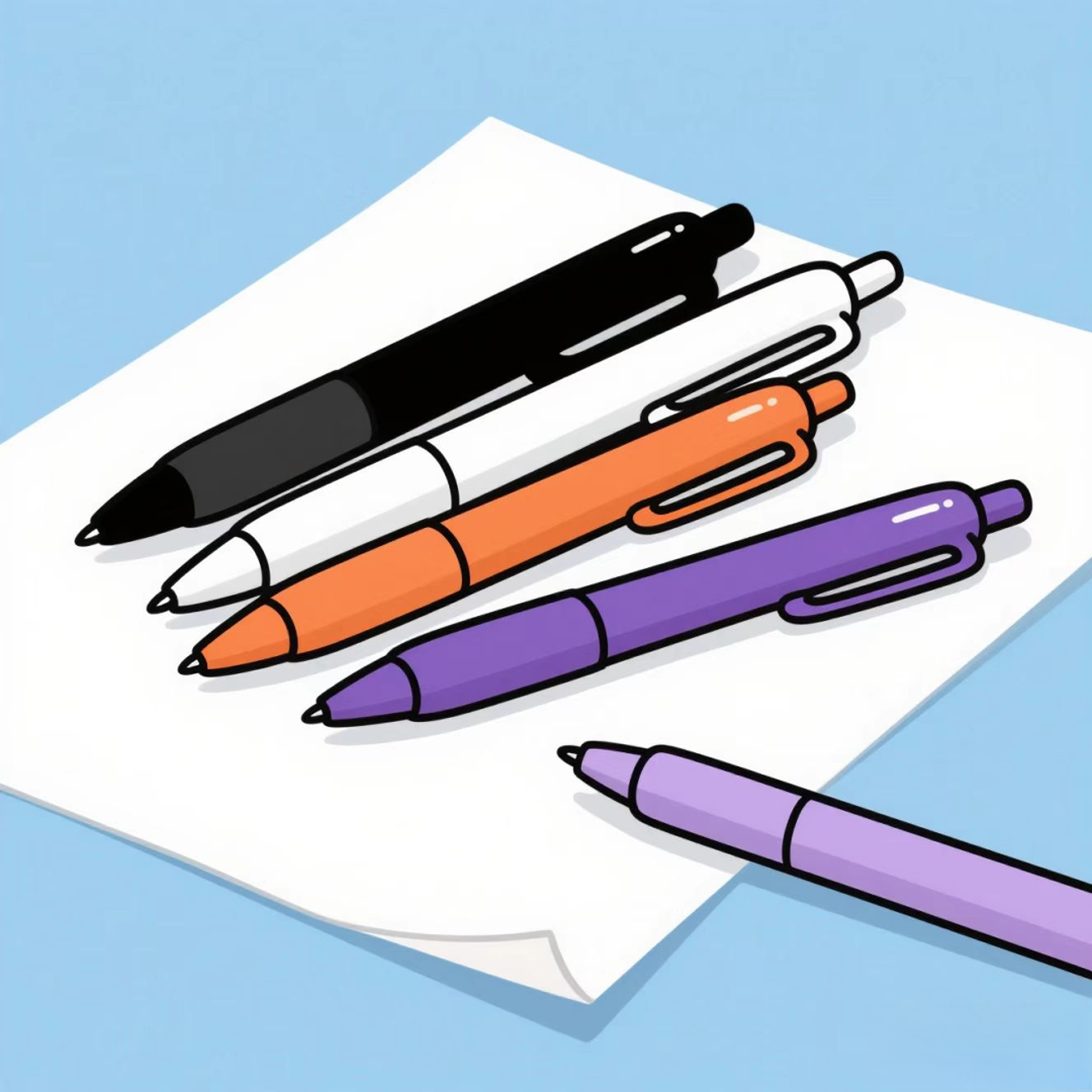 【鑫】新疆包邮高端大牌中性笔组合套装0805-006（以直播实物为准）