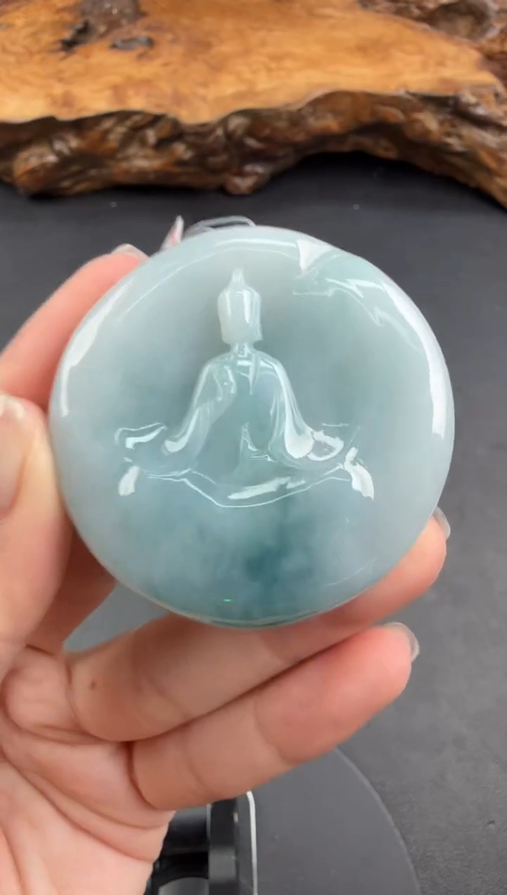 吊坠(不含链)未镶嵌翡翠翡翠饰品-81