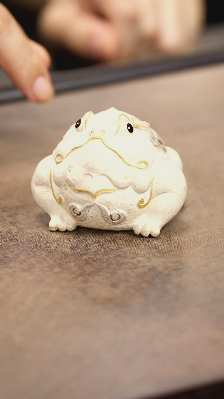 紫砂茶宠紫砂富贵蛙