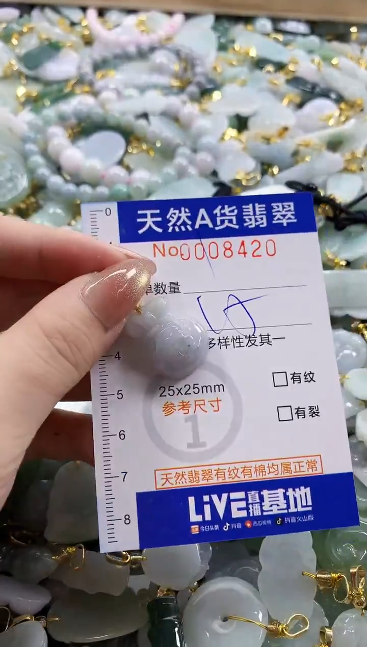 颈饰未镶嵌翡翠天然A货翡翠