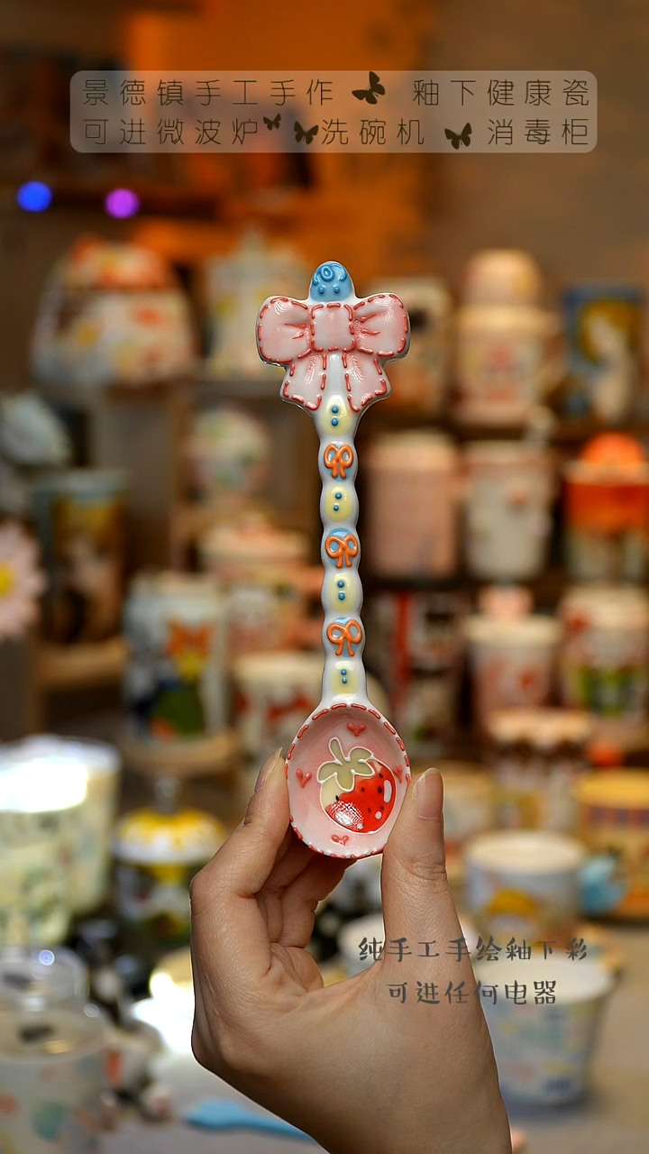 【闪购商品】杯陶瓷景德镇高温釉下彩&W577