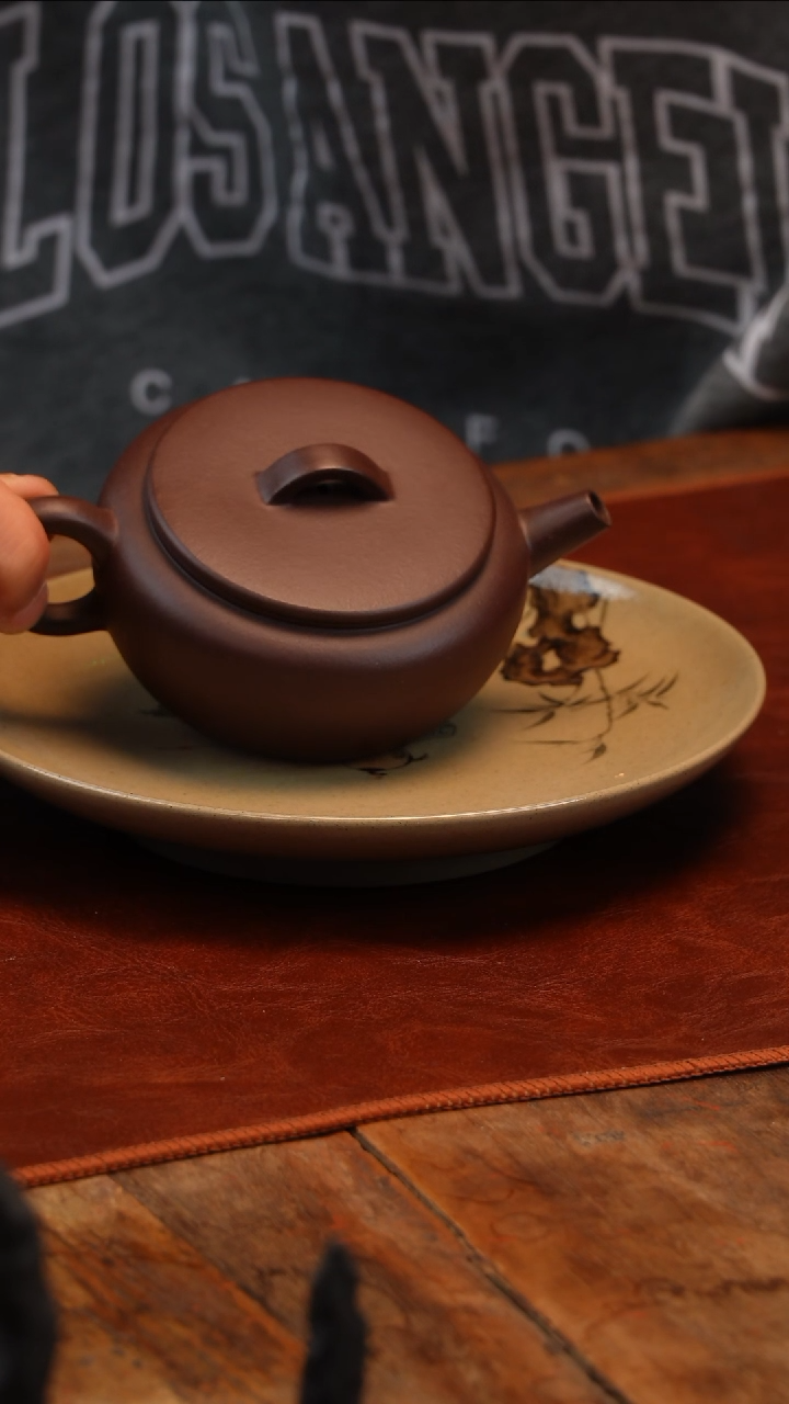 【闪购商品】紫砂茶壶紫茄-大彬诗意