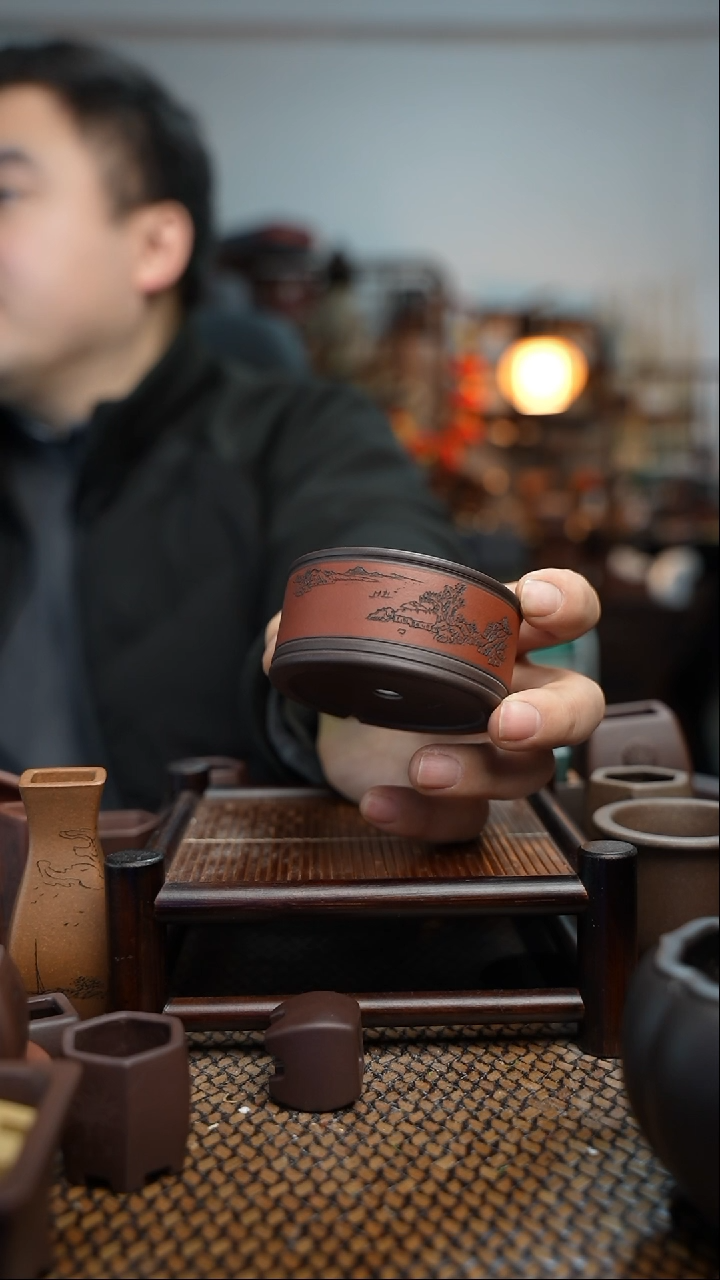 【闪购商品】紫砂花盆長木軒精品紫砂