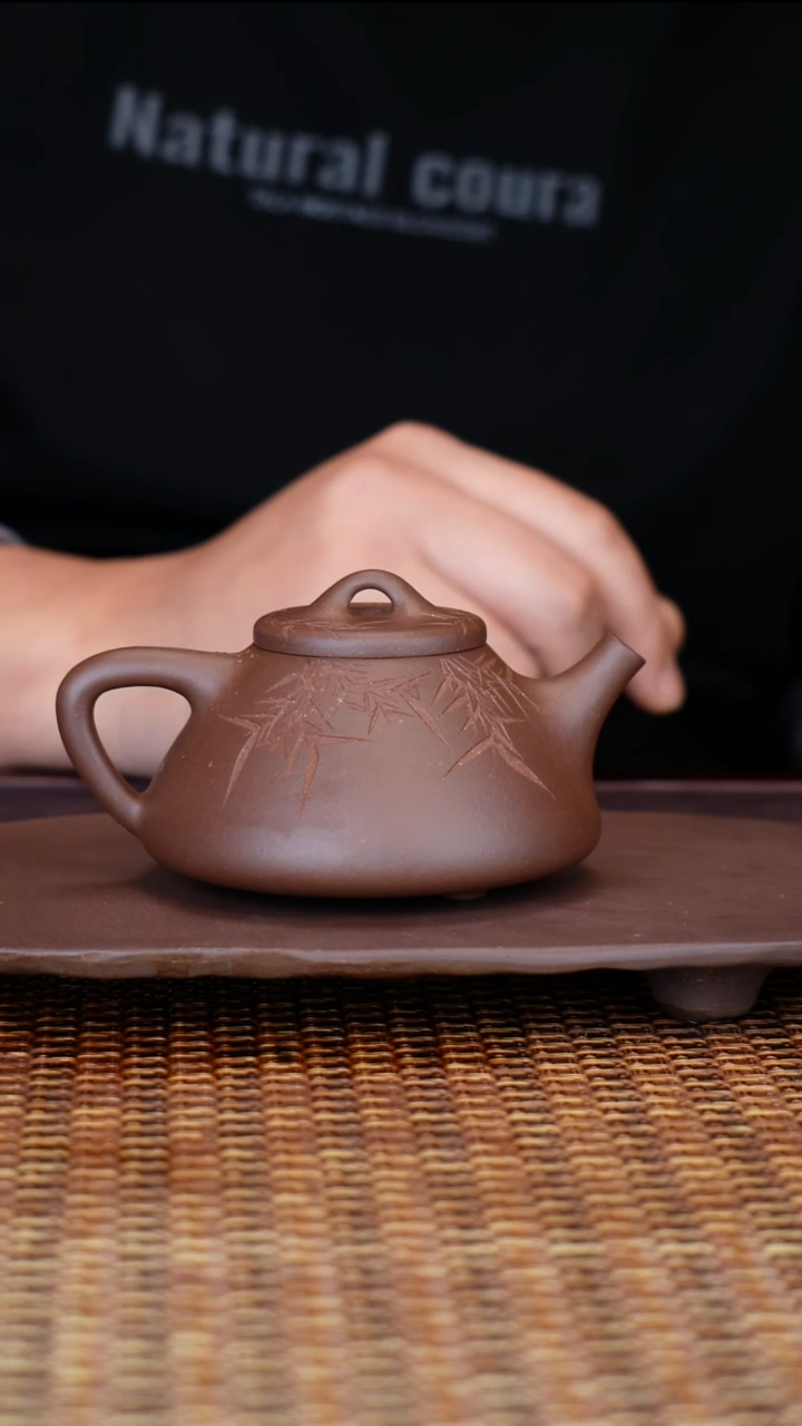 茶壶紫砂汀禾紫砂《子冶石瓢》