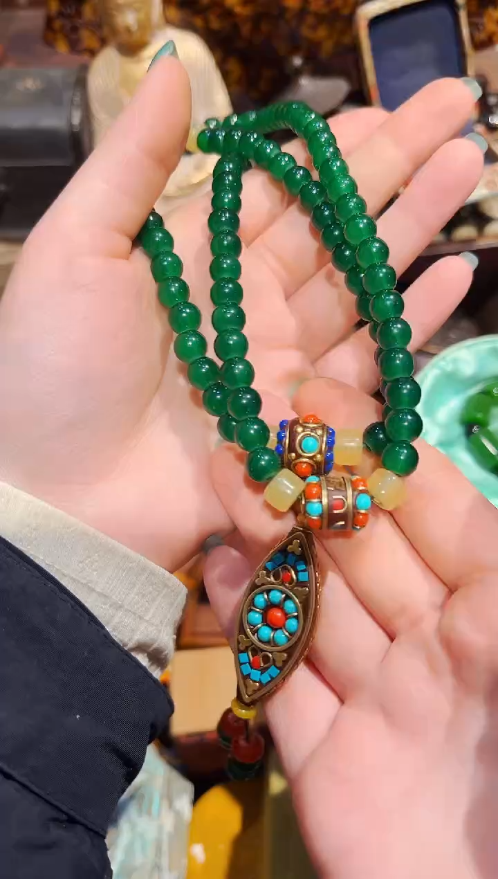 【闪购商品】翡翠颈饰未镶嵌七七精品精选专属链接305