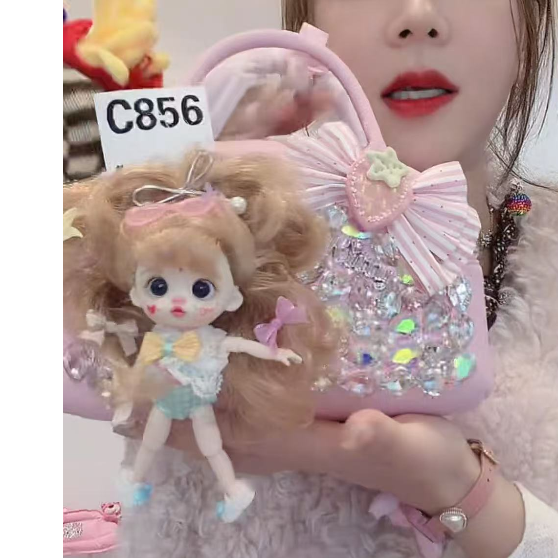 格格家新款定制女包娃包4985