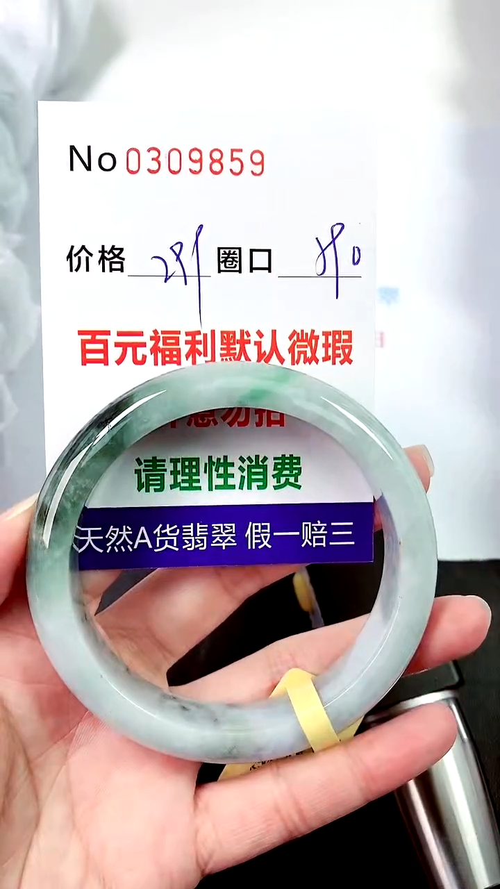 【闪购商品】翡翠手镯未镶嵌00309859