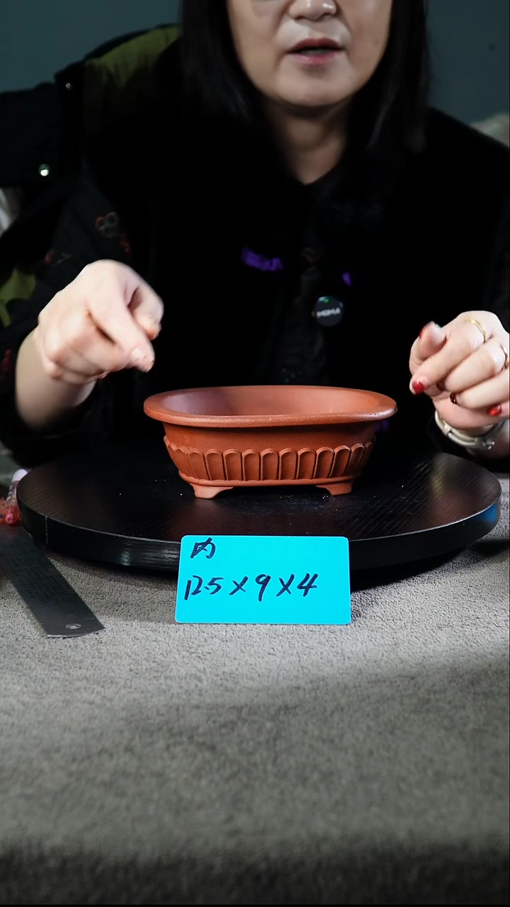 B0008宜兴紫砂花盆