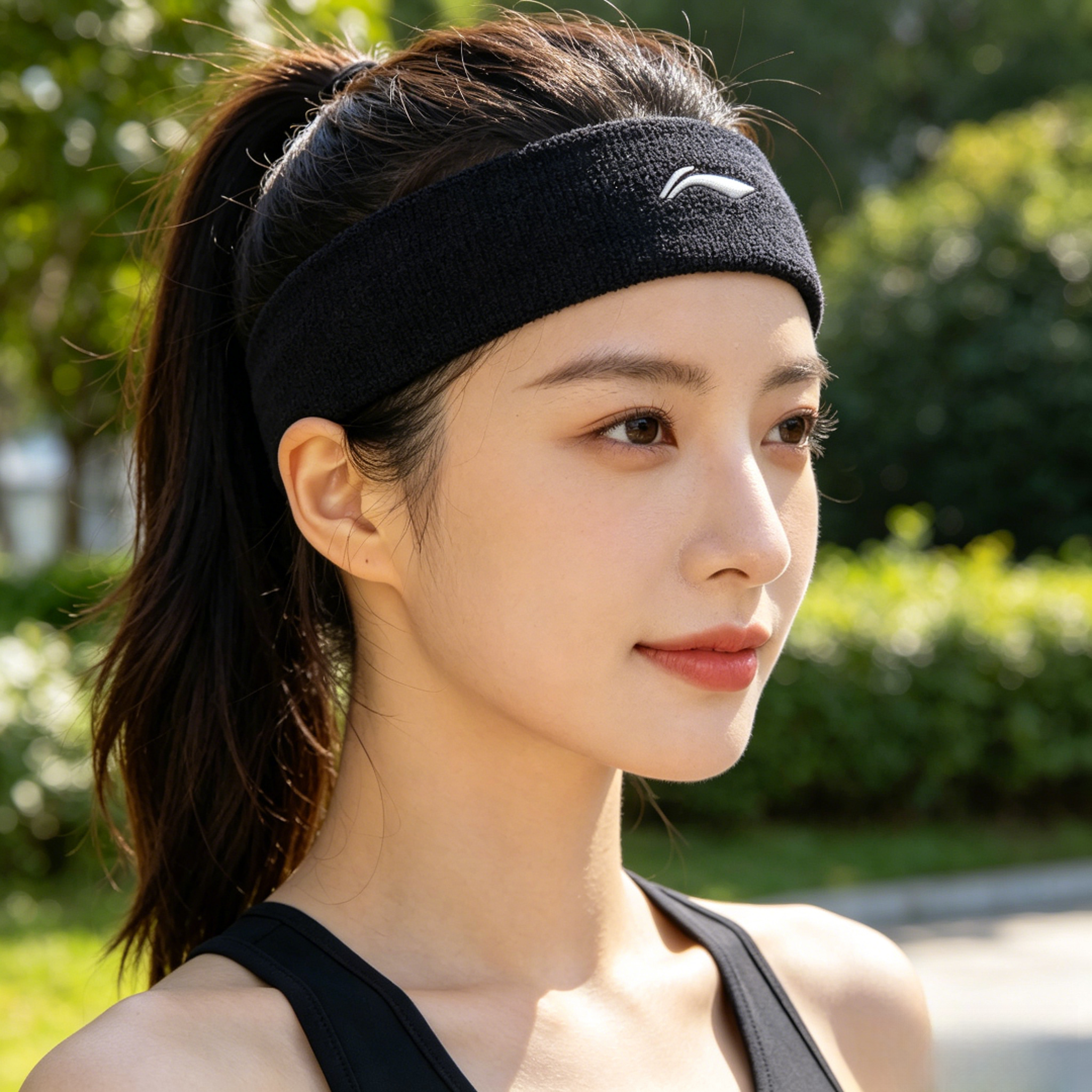 李宁CBA24-25赛季新款球员版发带莫兰德同款吸汗透气发带AQAU005