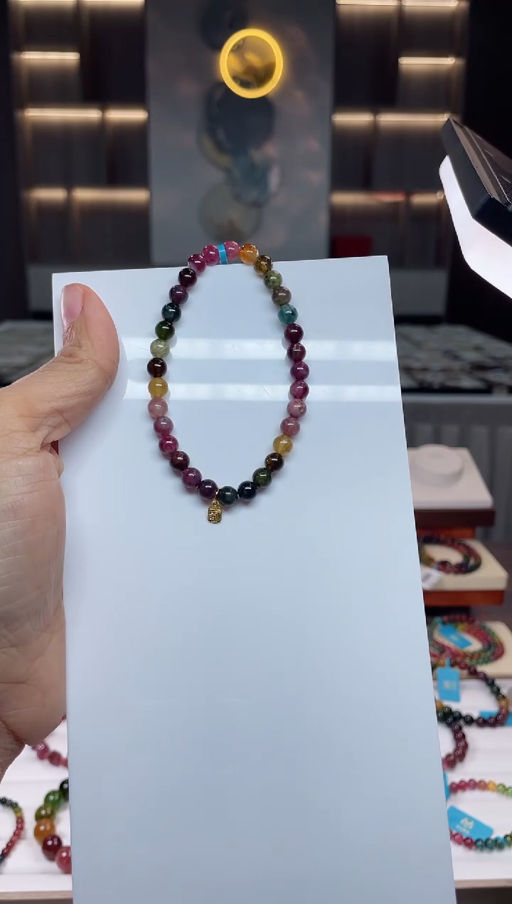 【闪购商品】碧玺单圈手串未镶嵌（多样性发一条）Q