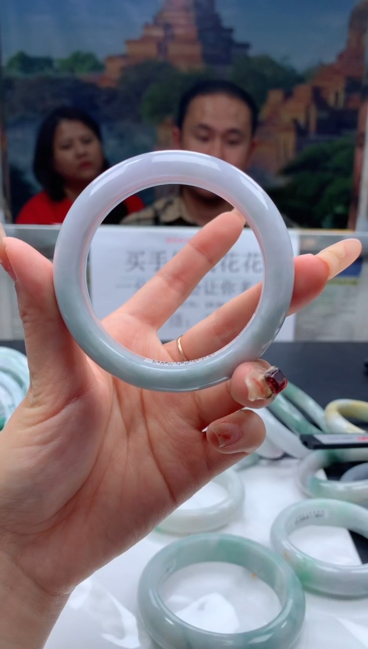 【闪购商品】定制翡翠未镶嵌毛货手镯需精细抛光/手镯95