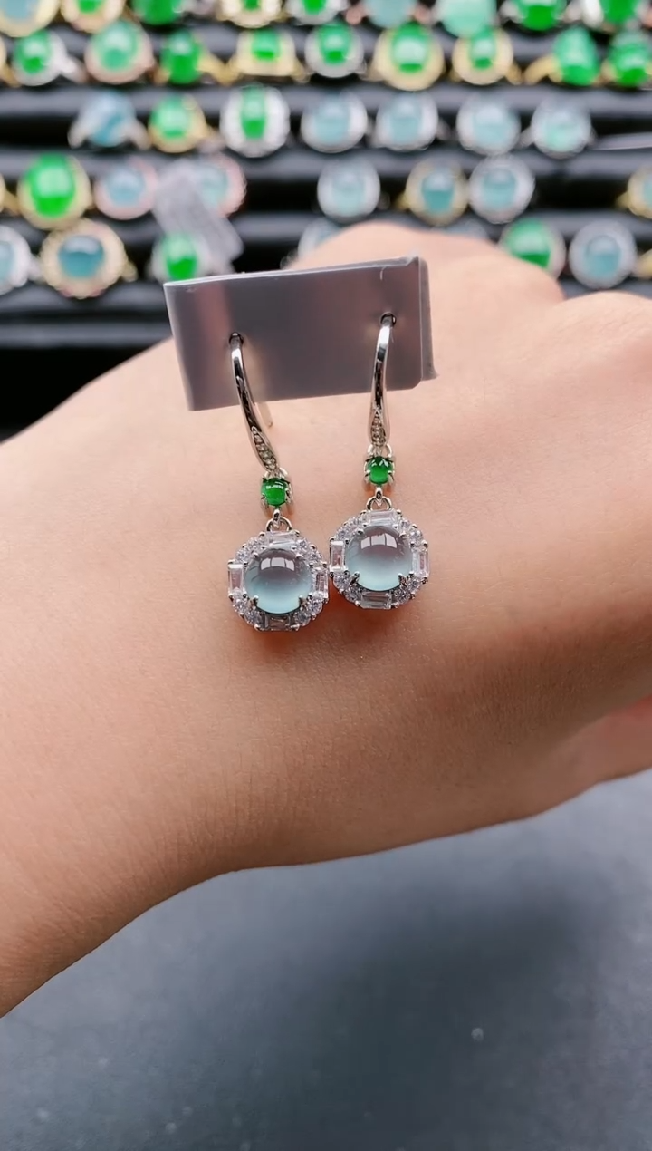 【闪购商品】翡翠戒指银S925镶嵌1111111