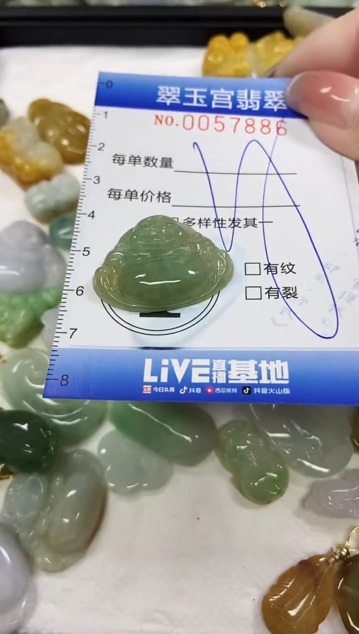 【闪购商品】翡翠颈饰未镶嵌闪购商品0057886