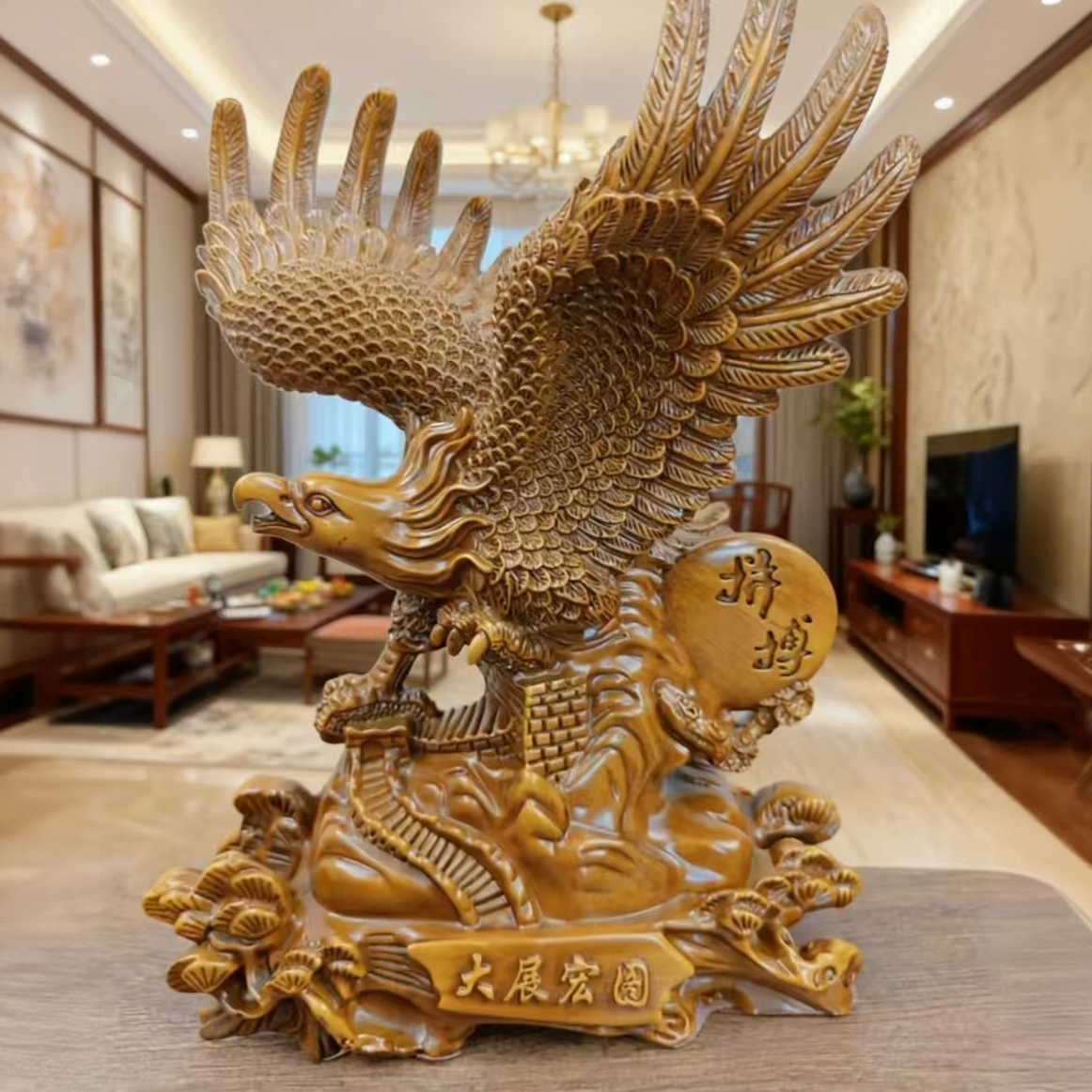 大展宏图C款家居摆件办公室摆件老鹰办公室大展宏图桌面摆件老鹰