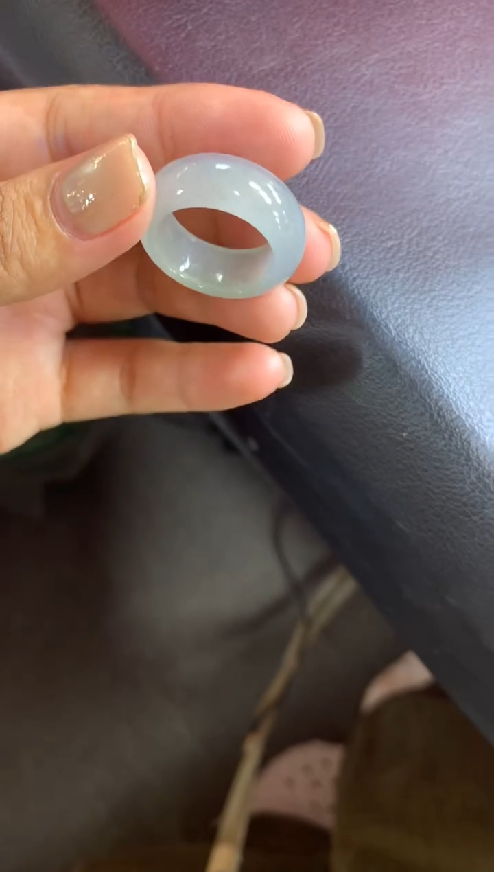 未镶嵌定制翡翠双****）戒圈#9999元-毛货需精细抛光