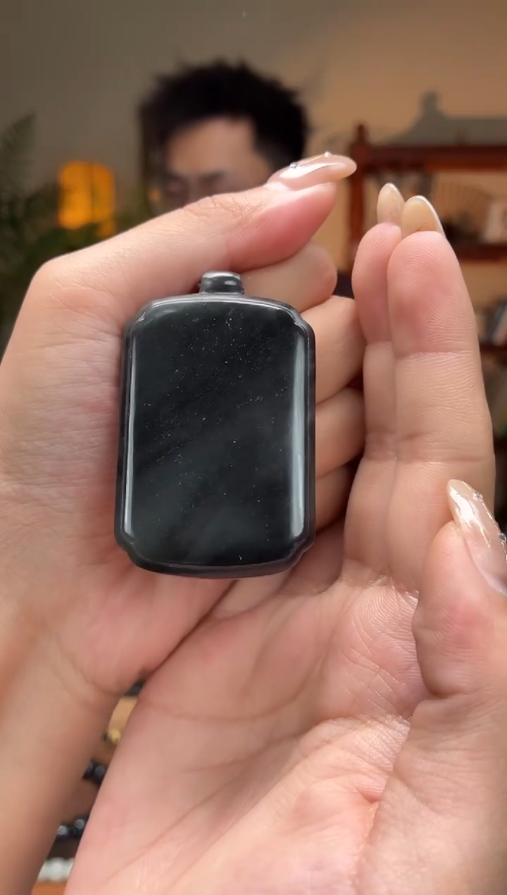 吊坠(不含链)未镶嵌和田玉无事牌