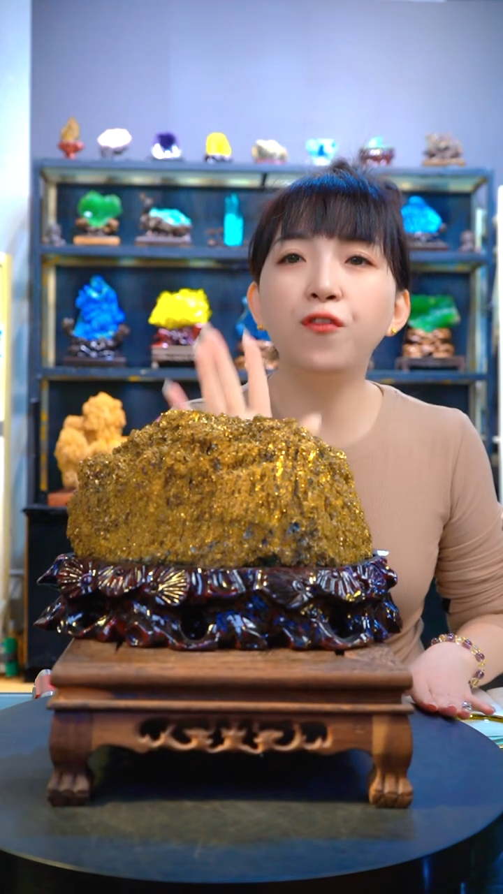 石材我****风精品矿物晶体摆件