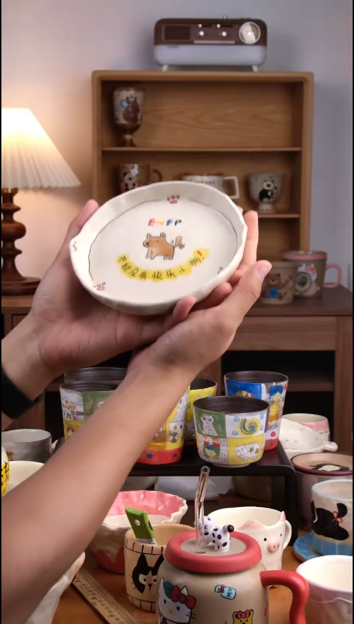 摆件景德镇陶瓷手作