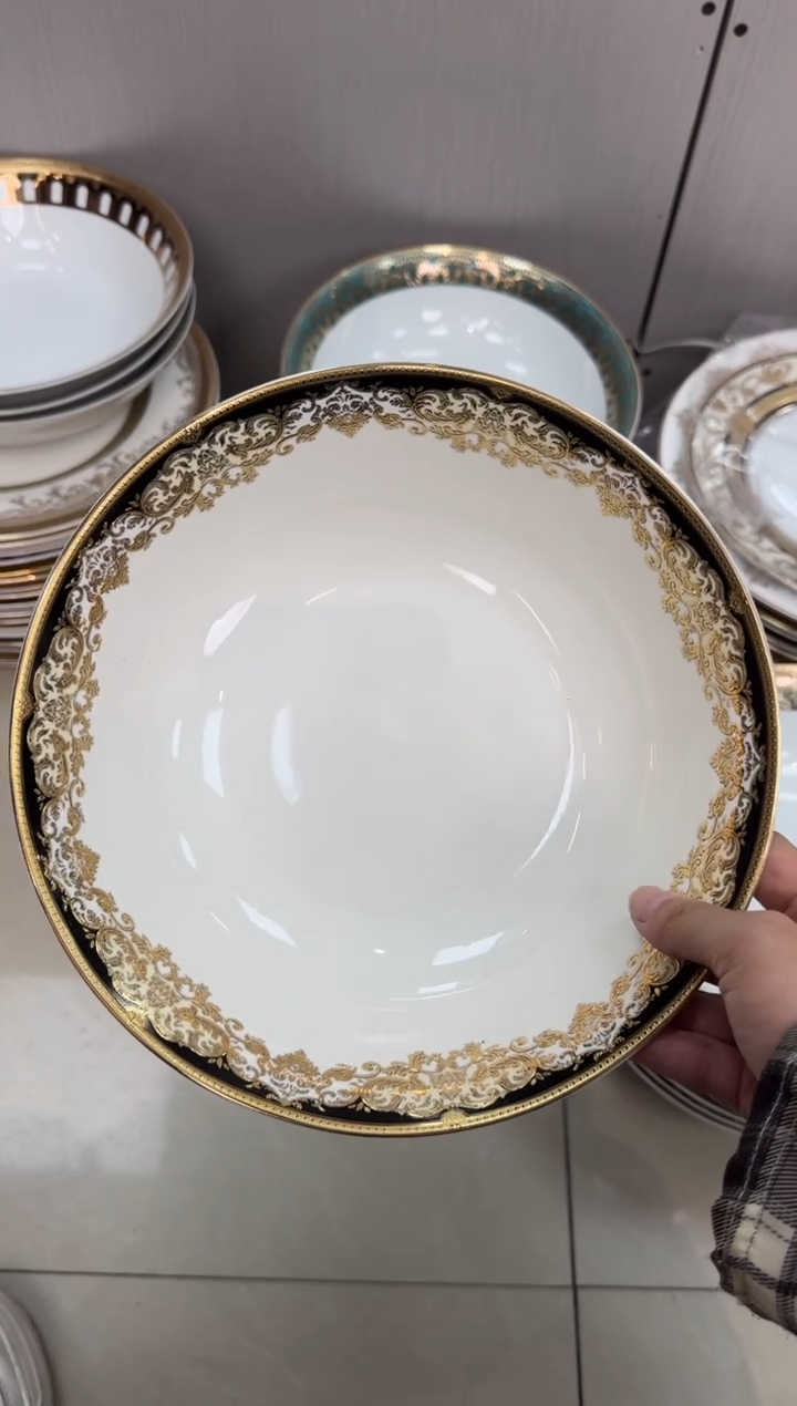 【闪购商品】瓷片9英寸汤碗福利款